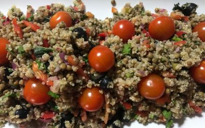 Ensalada De Calabaza Con Albahaca Y Vinagreta